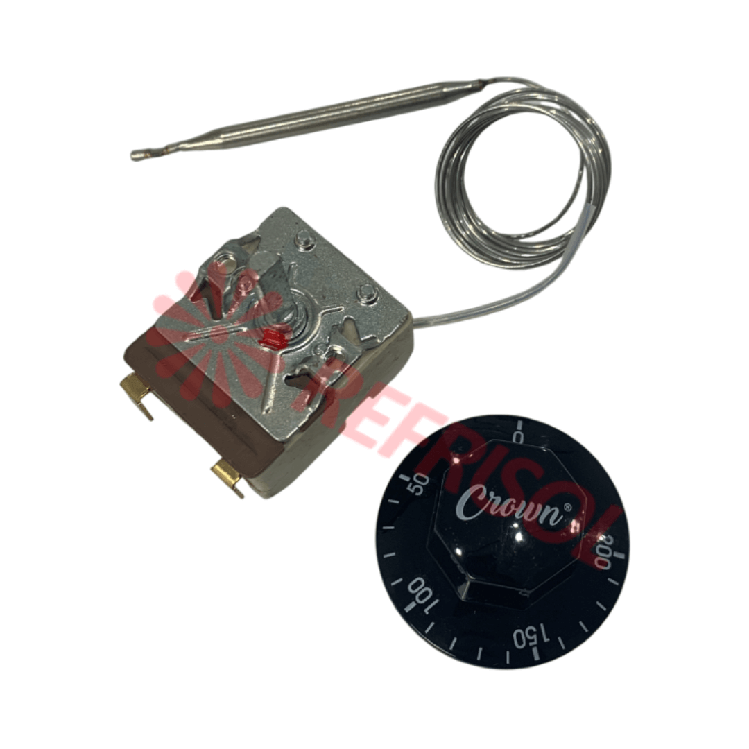 Termostato de Controle Crown Capilar 50 a 200 °C