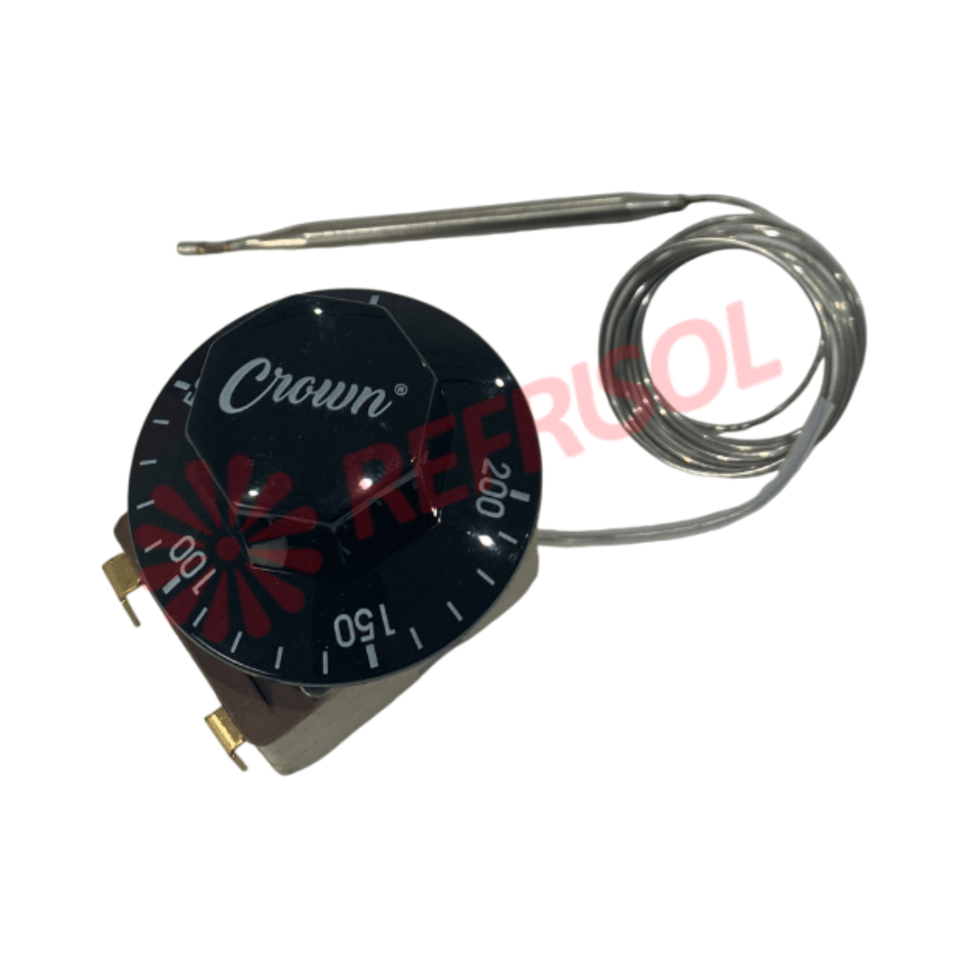 Termostato de Controle Crown Capilar 50 a 200 °C