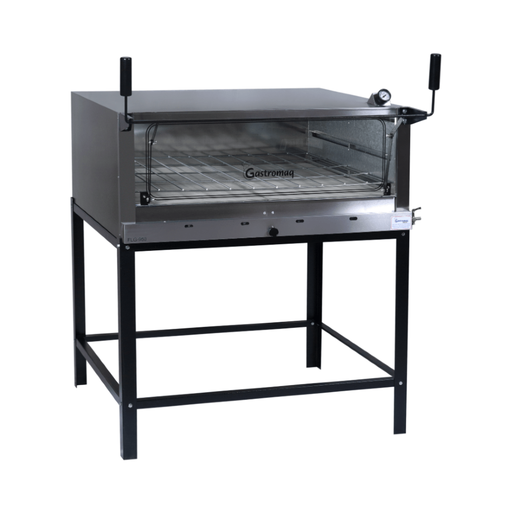 FORNO LASTRO GAS PORTA GUILHOTINA GLP 950