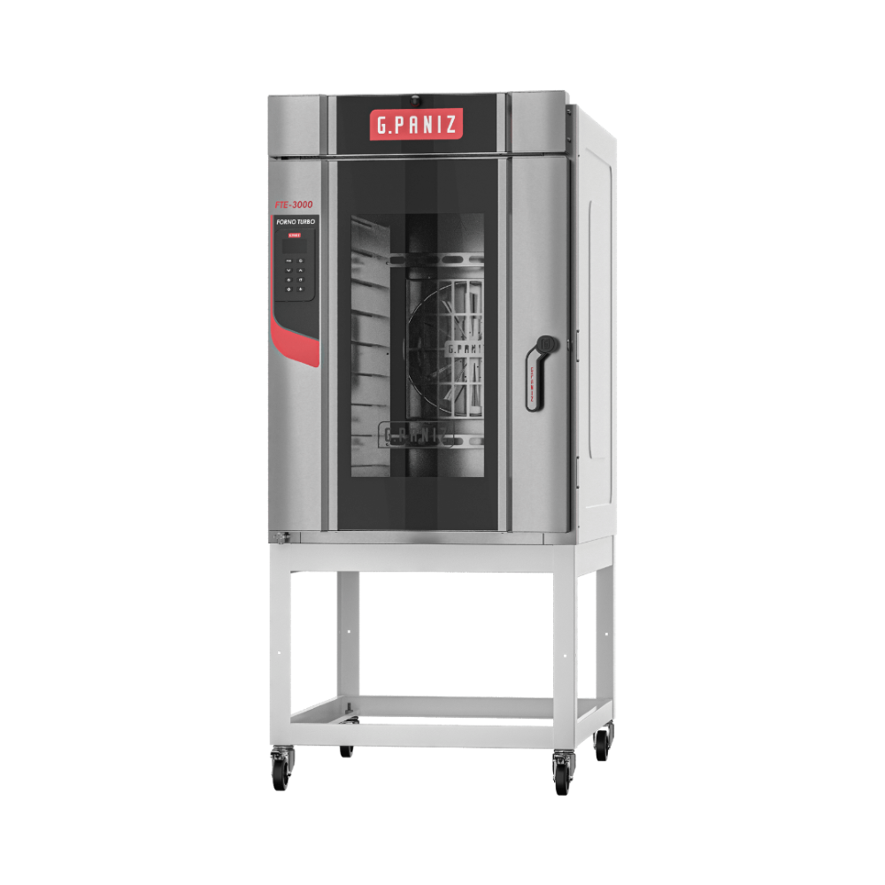 Forno Turbo 10 Esteiras Elétrico FTE-3000 Epóxi Trifásico 220v G Paniz