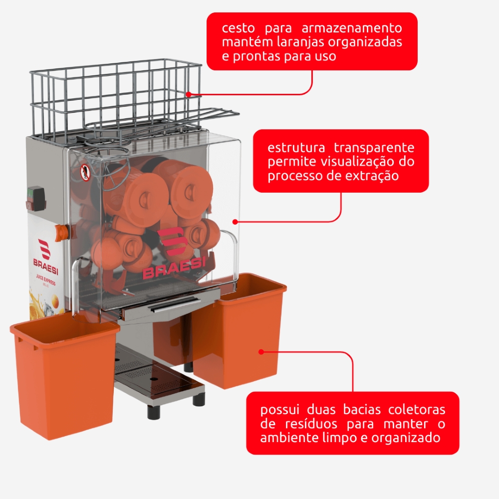 Máquina de Sucos Juice Express BEL-20 220v | Refrisol